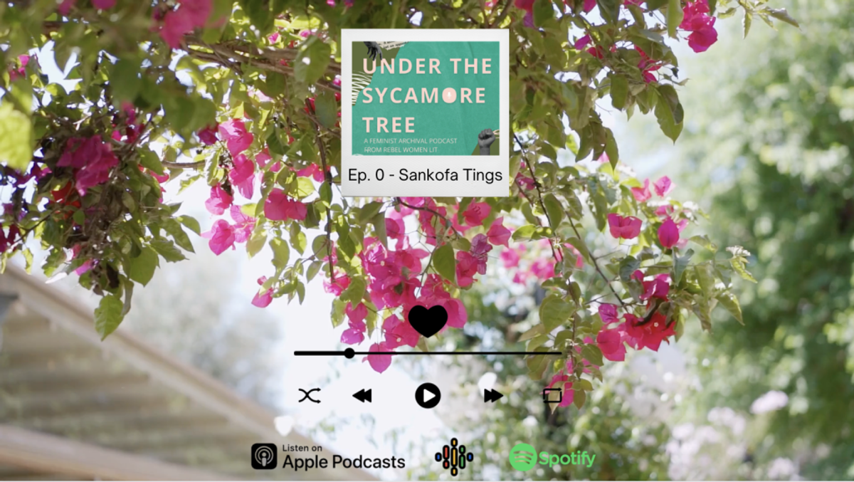 floral podcast background